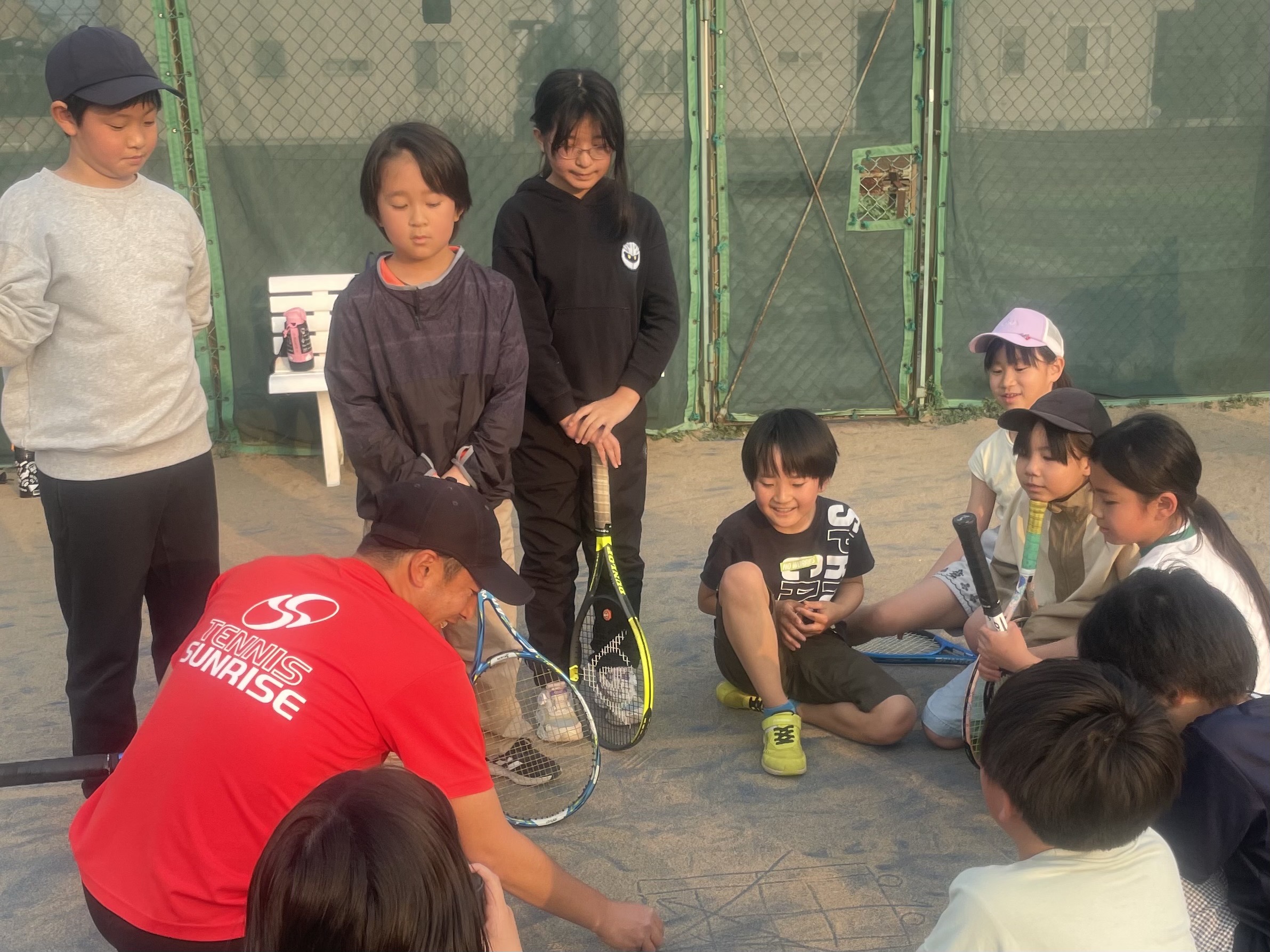 サンライズテニススクールのポイント2